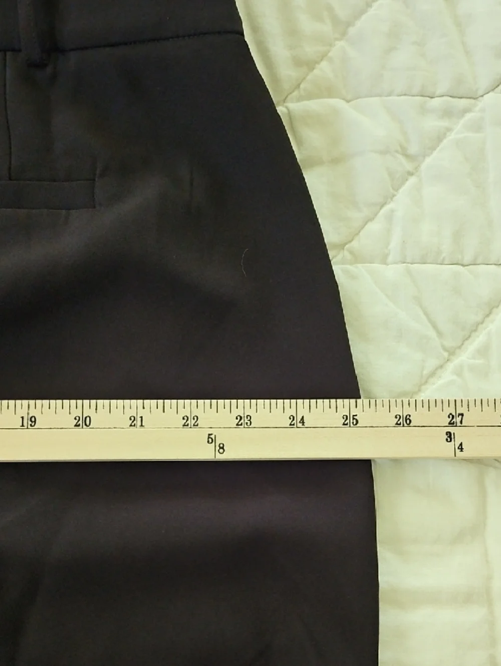 Eloquii Plus Size Wide Leg w/Silver Floral Appliqué  - Size 18 - Picture 7 of 10